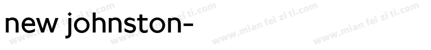 new johnston字体转换